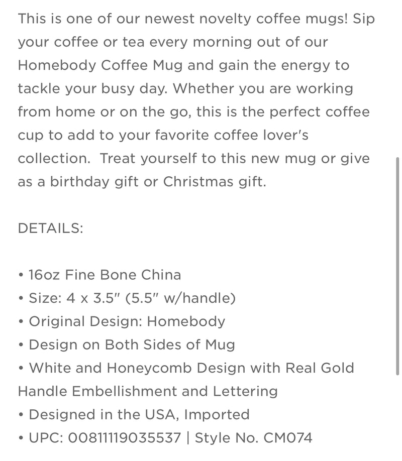 Homebody Tile Coffee Mug